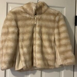 Juicy Couture faux fur cream/beige jacket